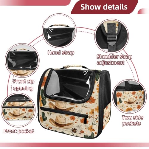 Halloween Pet Carrier Airline Approved Pet Carrier Bag Dog Carrier for Small Medium Cats Dogs Puppies Kitten - Image 48