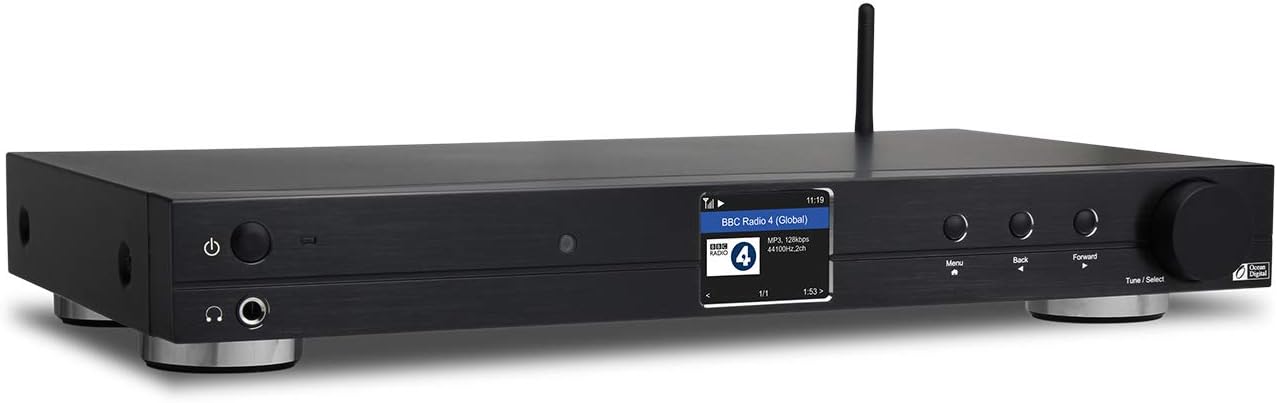 Ocean Digital WiFi Internet Component Radio Tuner (430 mm) WR10 FM/ Ethernet Bluetooth Receiver 2.4 Color Display with Digital Output to Connect Hi-Fi System -Black - Image 7