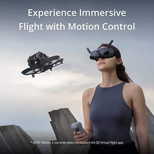 DJI Avata Explorer Combo, First-Person View Drone with Camera 4K, Super-Wide 155?? FOV, Includes New RC Motion 2 and Goggles Integra Black, FAA Remote ID Compliant - Image 2